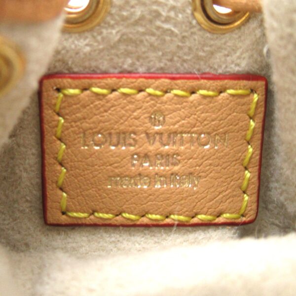 2101217809573 12 LOUIS VUITTON Micro Noe Bag Charm Monogram Charm Brown