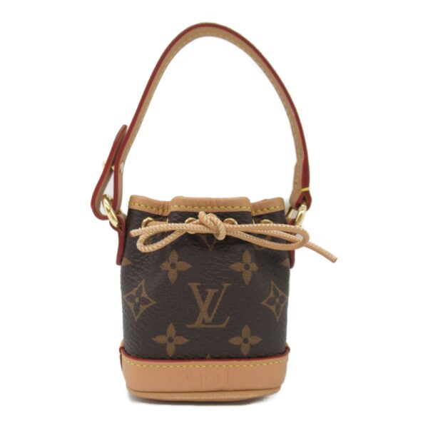 2101217809573 3 LOUIS VUITTON Micro Noe Bag Charm Monogram Charm Brown