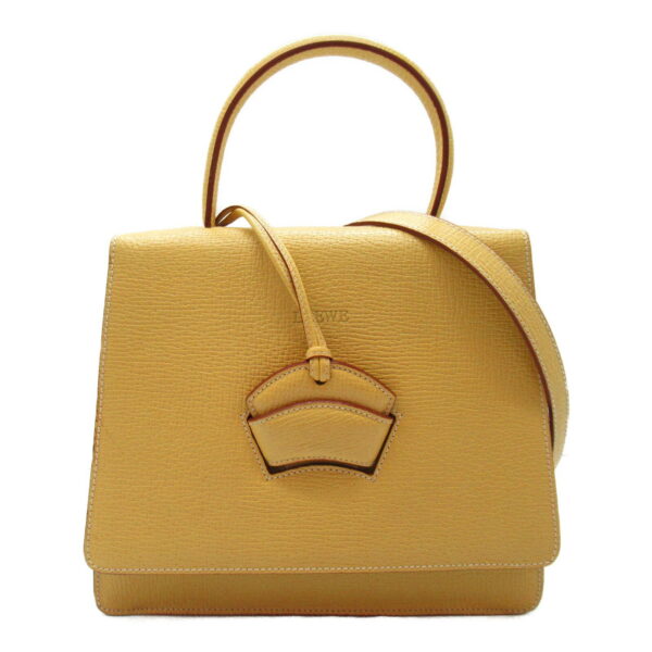 2101217809603 3 Loewe Barcelona Leather Handbag Yellow