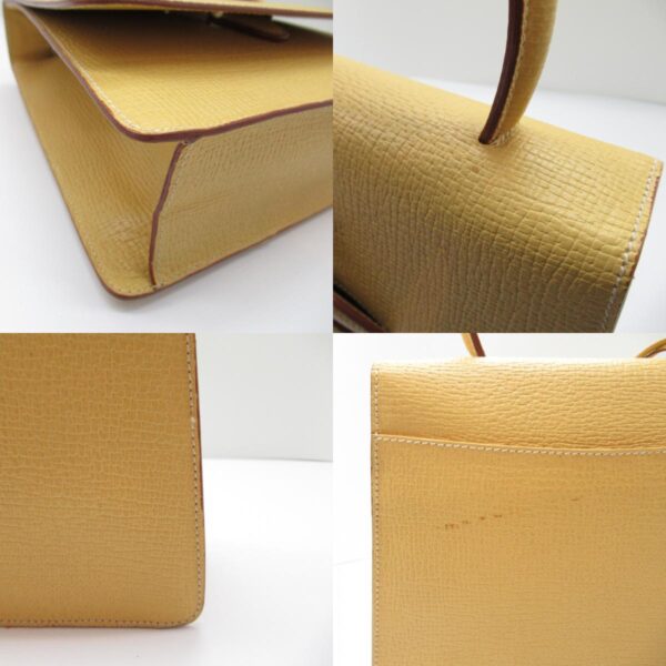 2101217809603 8c Loewe Barcelona Leather Handbag Yellow