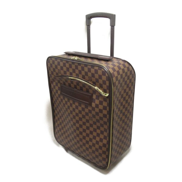 2101217809986 4 LOUIS VUITTON Pegas 45 Carry Bag Damier Brown