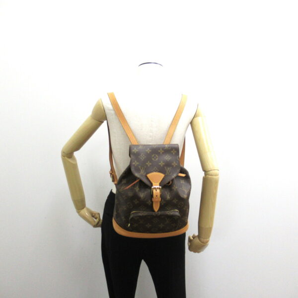 2101217818315 6 LOUIS VUITTON Montsouris MM Rucksack Backpack Brown