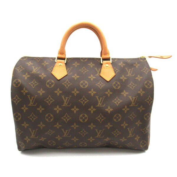 2101217818339 1 LOUIS VUITTON Speedy 35 Handbag Monogram Brown