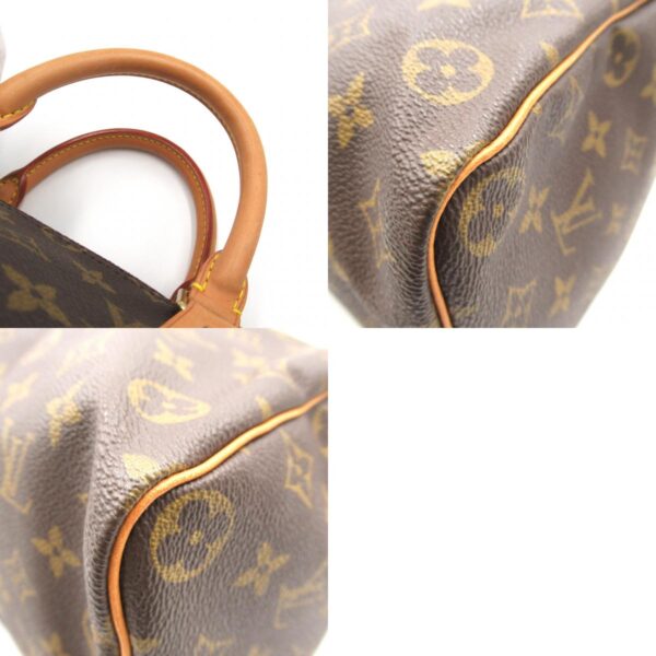 2101217818339 10c LOUIS VUITTON Speedy 35 Handbag Monogram Brown