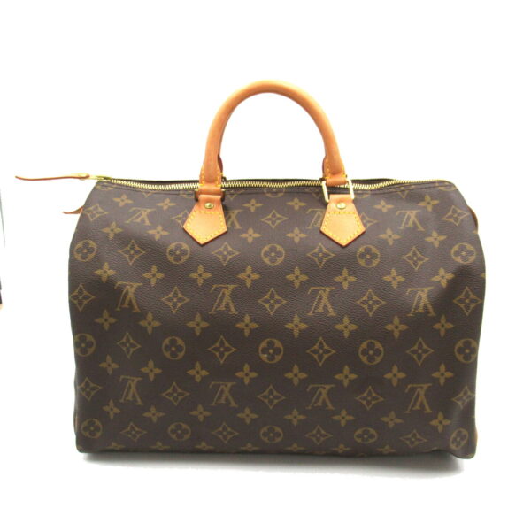 2101217818339 2 LOUIS VUITTON Speedy 35 Handbag Monogram Brown