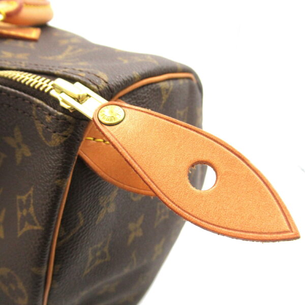 2101217818339 9 LOUIS VUITTON Speedy 35 Handbag Monogram Brown