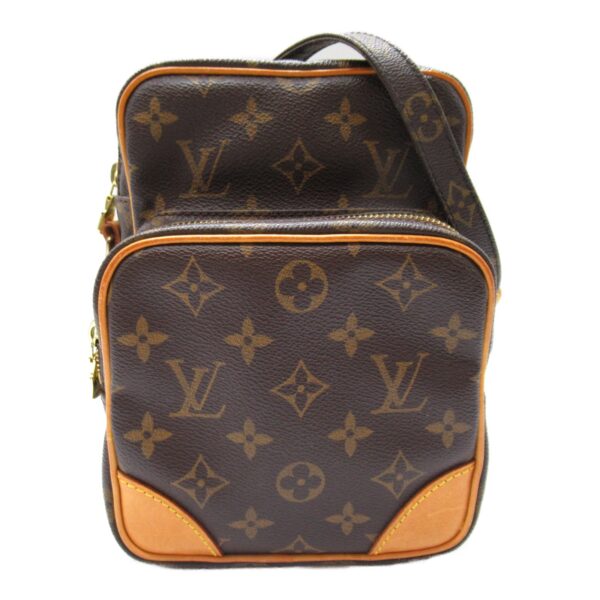 2101217818377 5 LOUIS VUITTON Amazon Shoulder Bag Monogram Brown