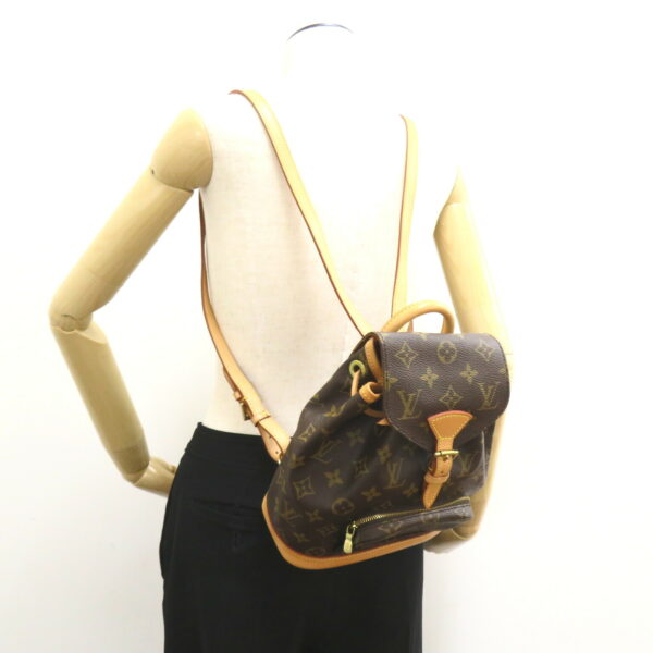 2101217818421 5 LOUIS VUITTON Mini Montsouris Rucksack Backpack Brown