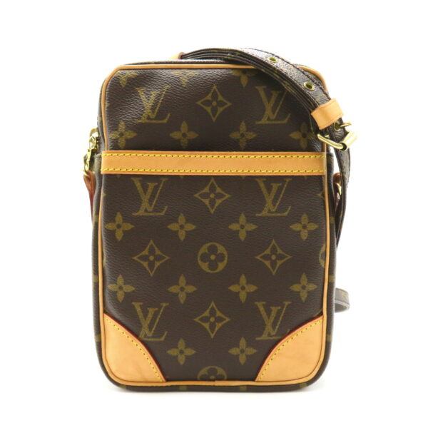 2101217818445 1 LOUIS VUITTON Danube Shoulder Bag Monogram Brown