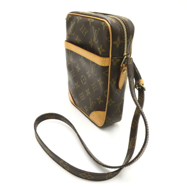 2101217818445 4 LOUIS VUITTON Danube Shoulder Bag Monogram Brown