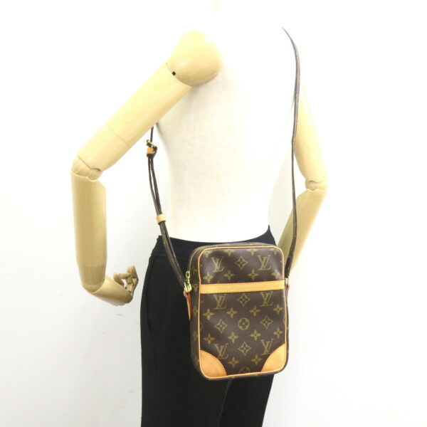 2101217818445 5 LOUIS VUITTON Danube Shoulder Bag Monogram Brown