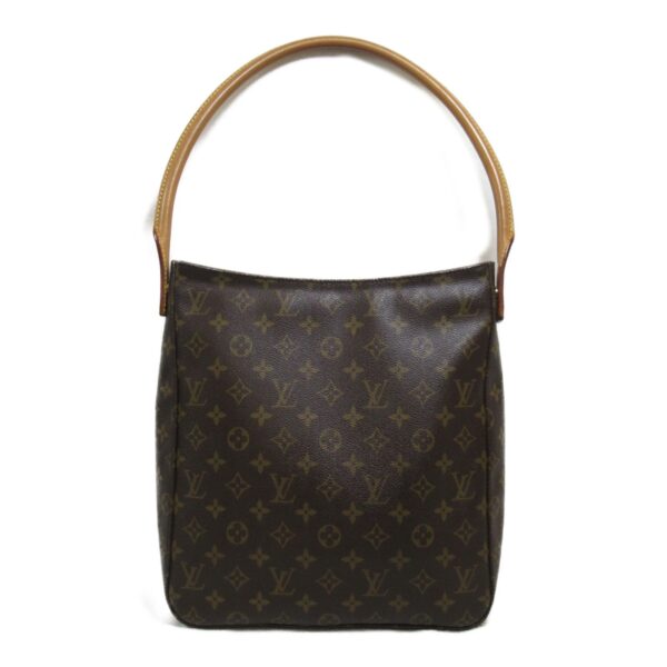 2101217818582 2 LOUIS VUITTON Looping Shoulder Bag Monogram Brown