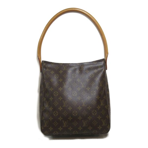 2101217818582 3 LOUIS VUITTON Looping Shoulder Bag Monogram Brown