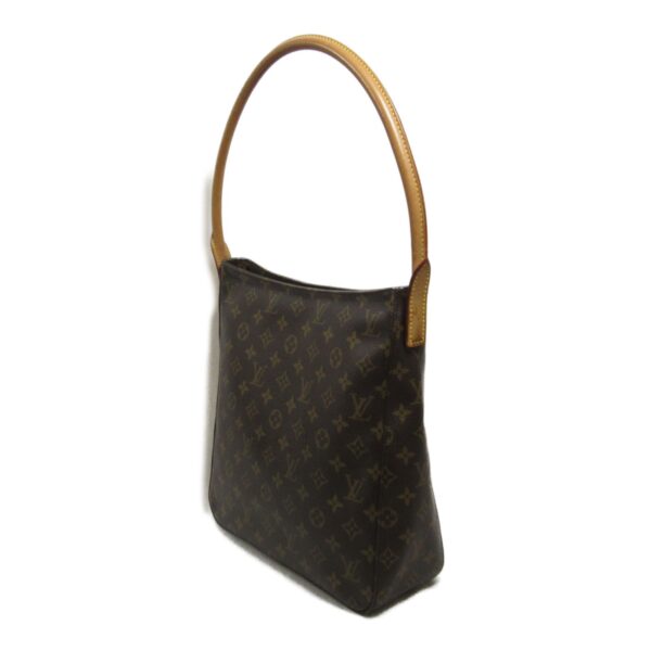 2101217818582 4 LOUIS VUITTON Looping Shoulder Bag Monogram Brown