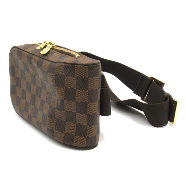 2101217818636 3 LOUIS VUITTON Jeronimos Waist Bag Damier Brown