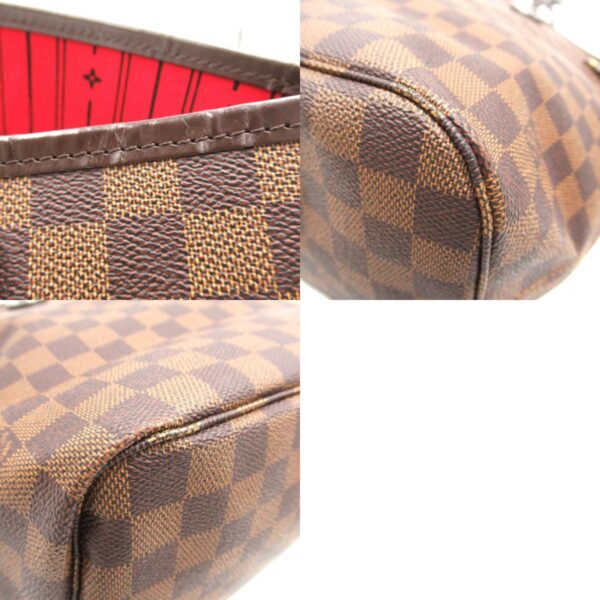 2101217818674 13c LOUIS VUITTON Neverfull MM Tote Bag Damier Brown