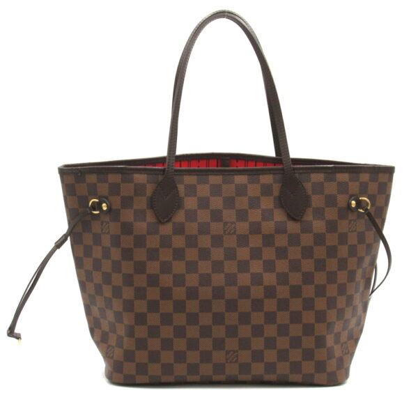 2101217818674 2 LOUIS VUITTON Neverfull MM Tote Bag Damier Brown