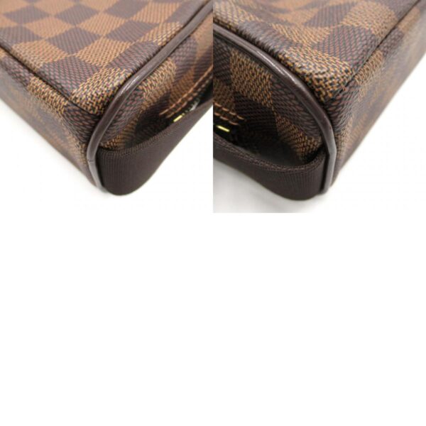 2101217818698 13c LOUIS VUITTON Olaf PM Shoulder Bag Damier Brown