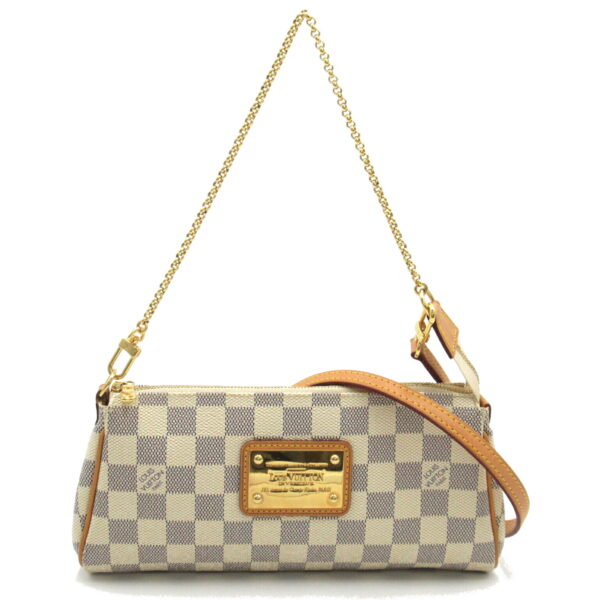 2101217818827 1 LOUIS VUITTON Eva 2way Shoulder Bag Damier Azur Ivory