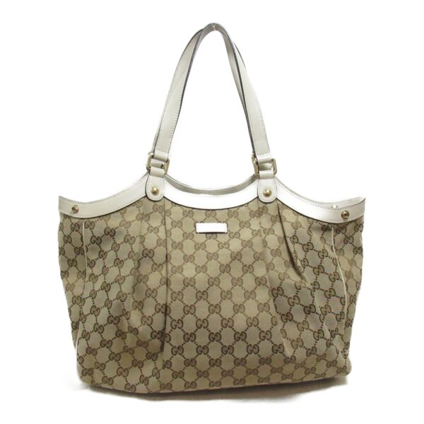 2101217819244 2 Gucci Tote Bag White Beige