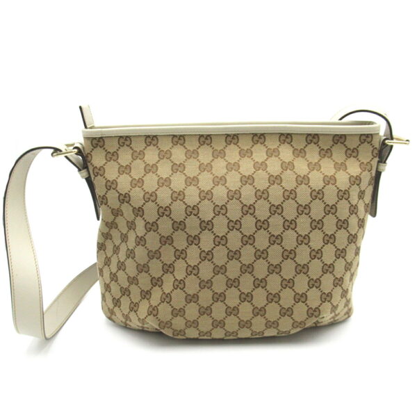 2101217819268 2 Gucci Gg Campus Gg Shoulder Bag Beige White