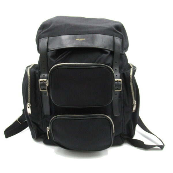 2101217819770 1 Yves Saint Laurent Nylon Rucksack Black