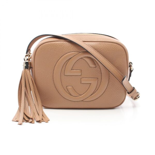 2101217821971 1 Gucci Soho Disco Interlocking G Shoulder Bag Beige