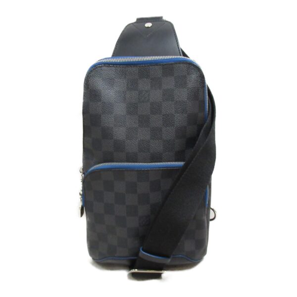 2101217824156 2 Louis Vuitton Avenue Sling Damier Graphite Shoulder Bag Black