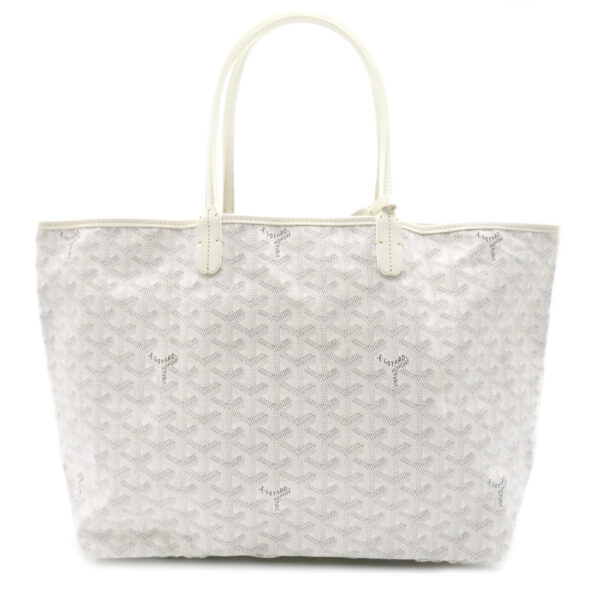 2101217826211 1 Goyard Saint Louis PM Canvas Tote Bag White