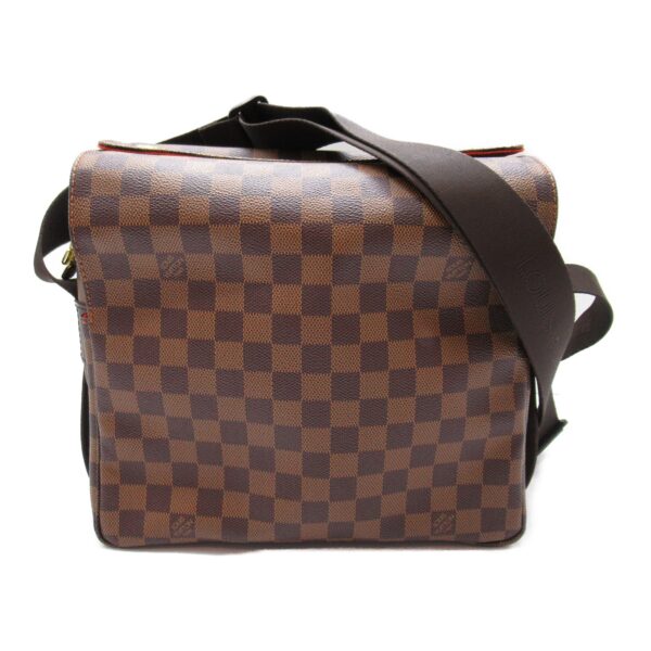 2101217826549 3 LOUIS VUITTON Naviglio Shoulder Bag Damier Brown