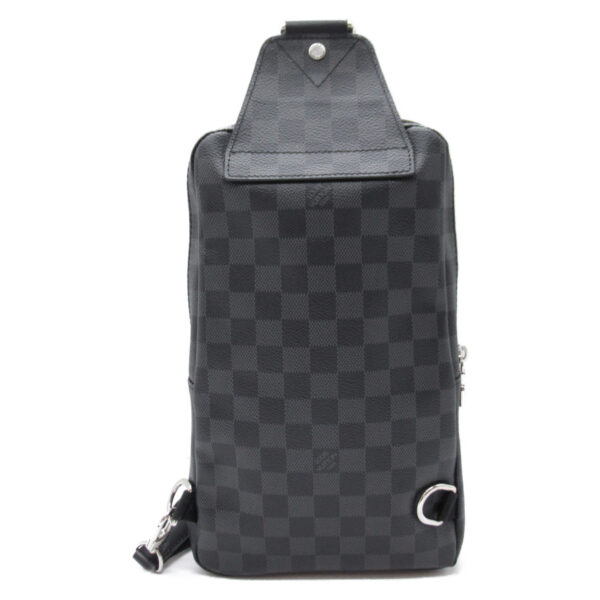 2101217826716 2 LOUIS VUITTON Avenue Sling Bag Damier Graphite Black