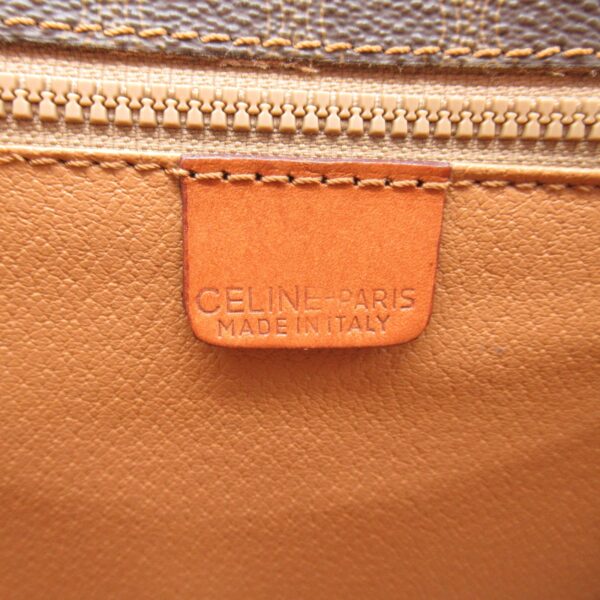 2101217826815 3 Celine Macadam Canvas Shoulder Bag Brown