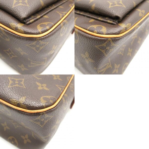 2101217826884 13c LOUIS VUITTON Viva City GM Shoulder Bag Monogram Brown