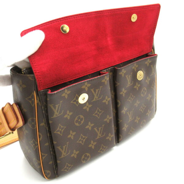 2101217826884 4 LOUIS VUITTON Viva City GM Shoulder Bag Monogram Brown