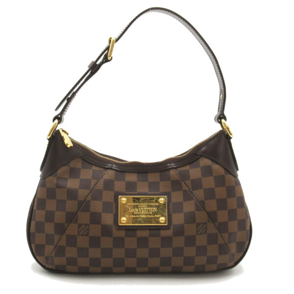 2101217826990 1 LOUIS VUITTON Thames PM Shoulder Bag Damier Brown