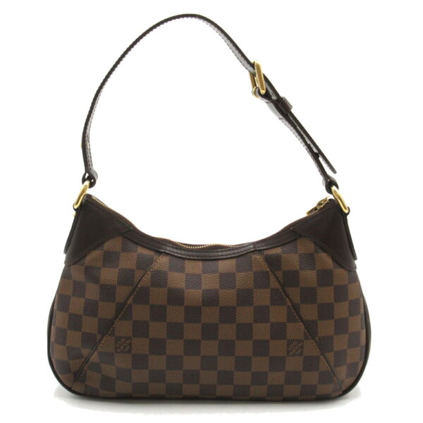 2101217826990 2 LOUIS VUITTON Thames PM Shoulder Bag Damier Brown