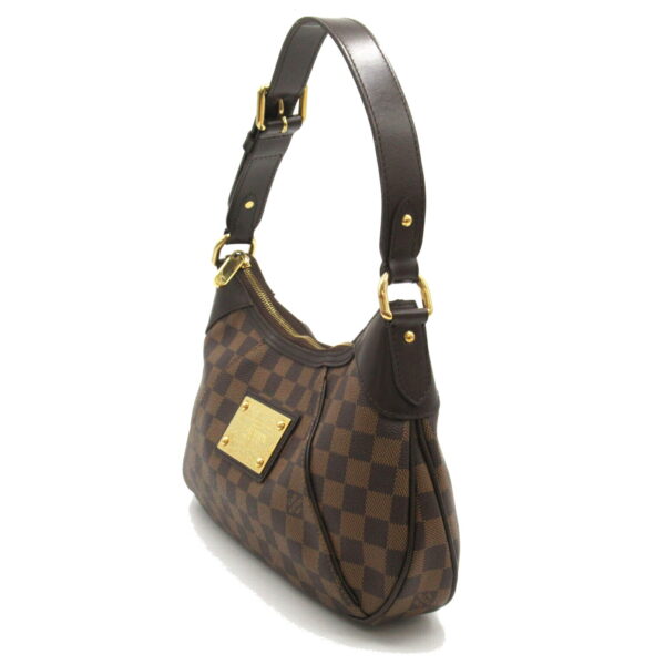 2101217826990 3 LOUIS VUITTON Thames PM Shoulder Bag Damier Brown