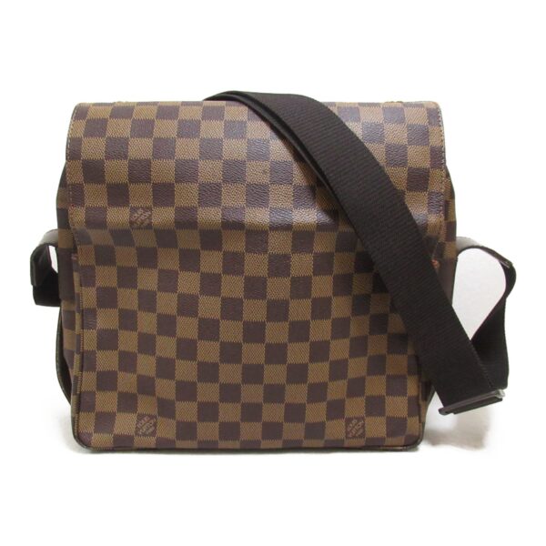 2101217827157 2 LOUIS VUITTON Naviglio Messenger Bag Damier Brown