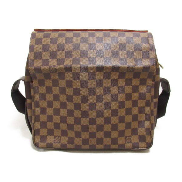 2101217827157 3 LOUIS VUITTON Naviglio Messenger Bag Damier Brown