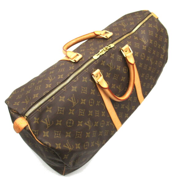 2101217828079 4 LOUIS VUITTON Keepall 55 Bag Monogram Brown