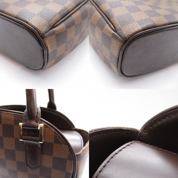 2101217828154 11c LOUIS VUITTON Saria So Handbag Damier Brown