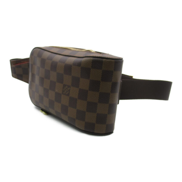 2101217828185 3 LOUIS VUITTON Jeronimos Waist Bag Damier Brown