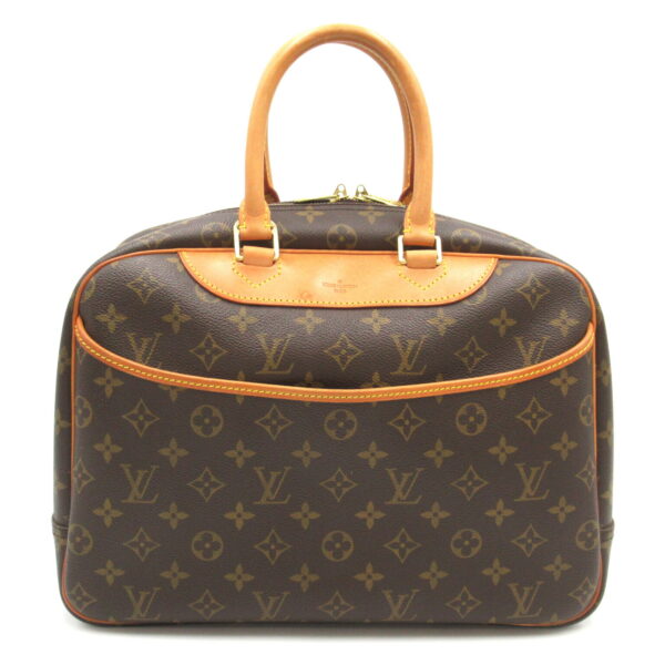 2101217828192 1 LOUIS VUITTON Deauville Handbag Monogram Brown