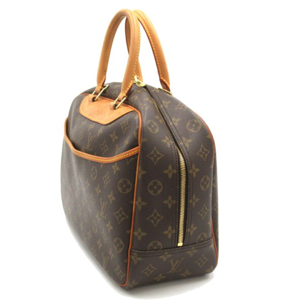 2101217828192 3 LOUIS VUITTON Deauville Handbag Monogram Brown