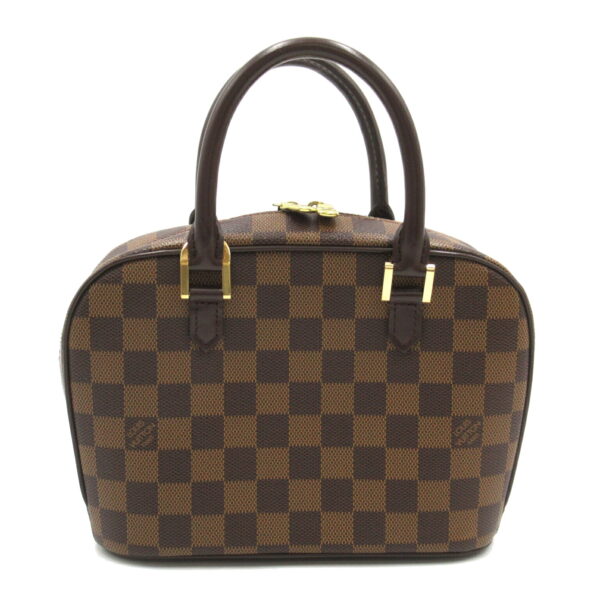 2101217828284 1 LOUIS VUITTON Saria Mini Handbag Damier Brown