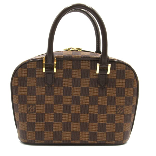 2101217828284 2 LOUIS VUITTON Saria Mini Handbag Damier Brown