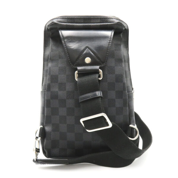 2101217828338 2 LOUIS VUITTON Avenue Sling Bag Damier Graphite Black