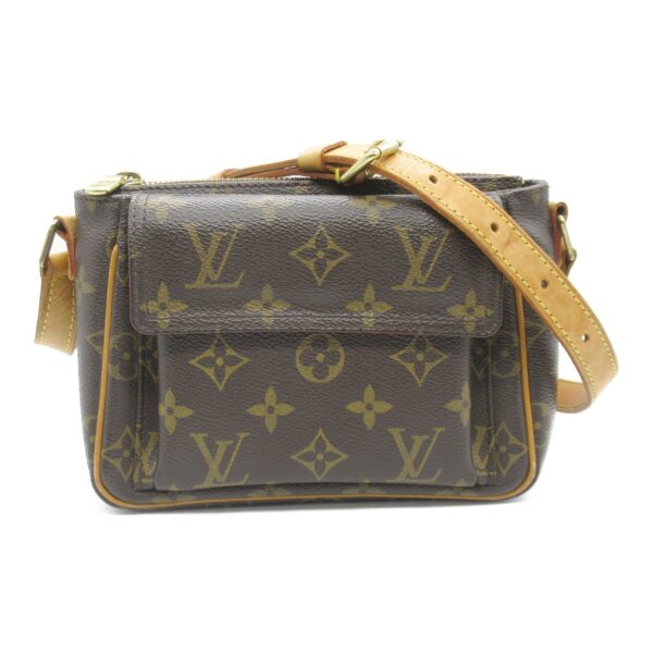 2101217828352 1 LOUIS VUITTON Viva Cité PM Shoulder Bag Monogram Brown