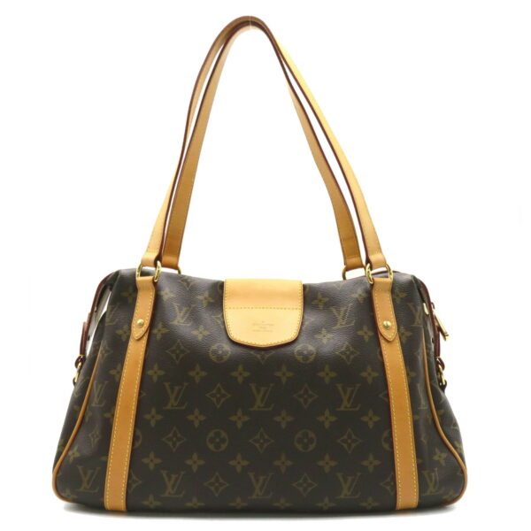 2101217833837 2 LOUIS VUITTON Stresa PM Shoulder Bag Monogram Brown