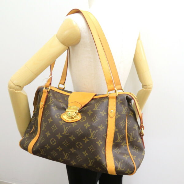 2101217833837 5 LOUIS VUITTON Stresa PM Shoulder Bag Monogram Brown